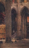 In the cathedral, Seville, Spain, by William Wiehe Collins 1909 old print