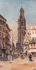San Pablo, Valencia, Spain, by William Wiehe Collins 1909 old antique print
