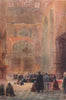 The south transept, Toledo, Spain, by William Wiehe Collins 1909 old print