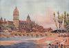 Salamanca, Spain, by William Wiehe Collins 1909 old antique print picture