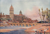 Salamanca, Spain, by William Wiehe Collins 1909 old antique print picture