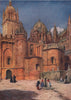 The old cathedral, Salamanca, Spain, by William Wiehe Collins 1909 print