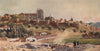 Avila, Spain, by William Wiehe Collins 1909 old antique vintage print picture