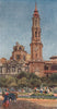 La Seo, Zaragoza/Saragossa, Spain, by William Wiehe Collins 1909 old print