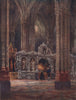 In the Old Cathedral, Zaragoza/Saragossa, Spain, by William Wiehe Collins 1909