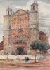 San Pablo, Valladolid, Spain, by William Wiehe Collins 1909 old antique print