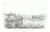 'Chagres from the anchorage'. Fort San Lorenzo, Panama, litho by G. Cooper 1853