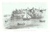 'Entrance to the River Chagres'. Fort San Lorenzo, Panama. G. Cooper litho 1853