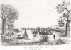 'Plains near Sacramento City', California gold rush. George Cooper litho 1853