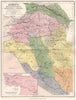 Ancient 'Armenia Mesopotamia, Babylonia, Assyria'. Iraq. JOHNSTON 1855 old map