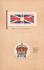 BRITISH EMPIRE FLAGS. King's Harbour Master Flag & Badge 1916 old print