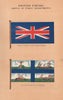 BRITISH INDIAN MARITIME FLAGS. Marine Vessels Jack. Port of Bombay Trustees 1916