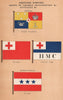 BRITISH EMPIRE TONGA & BAROTONGA FLAGS. Royal Standard. Ensign. Customs 1916