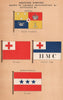 BRITISH EMPIRE TONGA & BAROTONGA FLAGS. Royal Standard. Ensign. Customs 1916