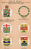 BRITISH CANADA BADGES Ontario Quebec Nova Scotia New Brunswick Governor 1916