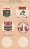 BRITISH CANADA BADGES. Manitoba. PEI. British Columbia. Newfoundland 1916