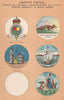 BRITISH WEST INDIES BADGES. Windward Islands. St. Lucia. Grenada. Barbados 1916