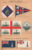 BRITISH IRELAND/LIGHTHOUSES FLAGS Irish Lights Northern Lighthouses Comm'rs 1916