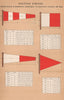 BRITISH EMPIRE SIGNAL FLAGS & PENDANTS supplied British Vessels of War 8 1916