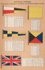BRITISH EMPIRE SIGNAL FLAGS & PENDANTS supplied British Vessels of War 10 1916