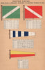 BRITISH EMPIRE SIGNAL FLAGS & PENDANTS supplied British Vessels of War 14 1916