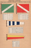 BRITISH EMPIRE SIGNAL FLAGS & PENDANTS supplied British Vessels of War 14 1916