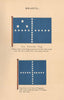 BRAZIL FLAGS. Vice Admiral's Flag. Rear-Admiral. Flagship warship 1916 print