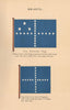 BRAZIL FLAGS. Vice Admiral's Flag. Rear-Admiral. Flagship warship 1916 print