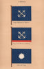 CHINA FLAGS. Flag of Minister of Marine. Vice Minister. Admiral's Flag 1916