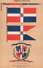 DOMINICAN REPUBLIC FLAGS. Pendant. Ensign. Admiral's Flag. Arms. Merchant 1916