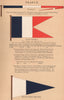 FRANCE FLAGS. Pendant. Chef de Division Broad Pendant. Harbour Police ship 1916