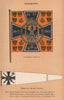 GERMANY IMPERIAL FLAGS. Emperor's Standard. Emperor's Broad Pendant 1916 print
