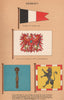 GERMANY FLAGS. Leading ship Pendant. SMS Brandenburg. Armorial flags 1916