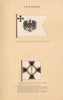 GERMAN IMPERIAL FLAGS. SMS Preussen topmast flag. Chief of the Naval Staff 1916
