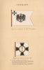 GERMAN IMPERIAL FLAGS. SMS Preussen topmast flag. Chief of the Naval Staff 1916