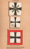 GERMAN IMPERIAL FLAGS. Gross-admiral. Navy Secretary. Inspector General 1916