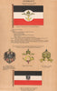 GERMAN IMPERIAL FLAGS Marine Dept. Post/Foreign Office East Africa Governor 1916