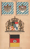 GERMANY FLAGS. Bavarian Royal Standards. Arms. Prince of Waldeck & Pyrmont 1916