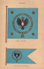 ITALY FLAGS. Royal Standard. Standard of Crown Prince 1916 old antique print