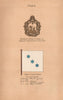 ITALY FLAGS. Badge on Royal & Crown Prince's Standards. Flag of Ambassador 1916