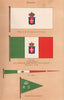 ITALY FLAGS. Governor of Eritrea. Ensign. Pendant. Custom House Burgee 1916