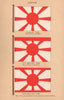 JAPAN FLAGS. Admiral's Flag. Vice Admirals Flag. Rear Admiral's Flag 1916