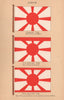 JAPAN FLAGS. Admiral's Flag. Vice Admirals Flag. Rear Admiral's Flag 1916
