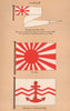 JAPAN FLAGS. Pendant for Man-of-War. Ensign. Minister of Marine's Flag 1916