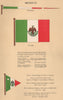 MEXICO FLAGS. Pendant. Ensign. Captain Commanding a Flotilla or Division 1916