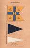NETHERLANDS FLAGS. Standard of H.M. the Queen Mother. Blue & White Pendants 1916