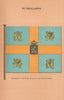 NETHERLANDS FLAGS. Standard of H.R.H. the Prince of the Netherlands 1916 print