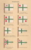 PORTUGAL FLAGS. Senior Admiral. Vice Admiral. Rear Admiral. Captain of Port 1916