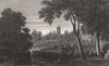 Holt, Denbighshire, Wales, by Henry Gastineau 1835 old antique print picture