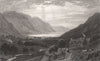Talyllyn, Merionethshire, Wales, by Henry Gastineau. Snowdonia 1835 old print